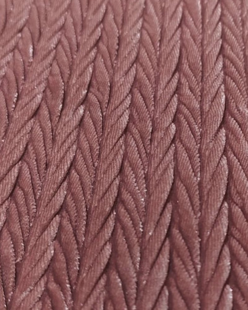 Kadife Kumaş zikzak Plise